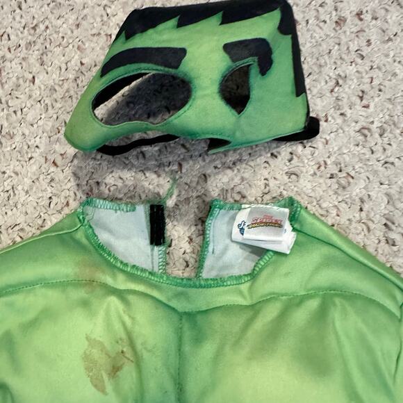 Deluxe Hulk Halloween Costume Toddler 2T Jazwares Superhero Green Marvel Spidey - Picture 8 of 13